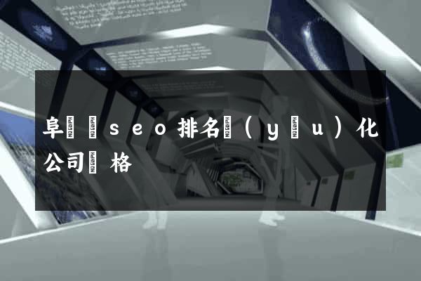 阜寧縣seo排名優(yōu)化公司價格