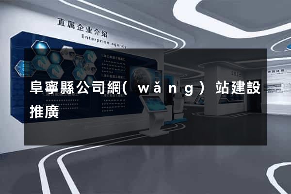 阜寧縣公司網(wǎng)站建設推廣