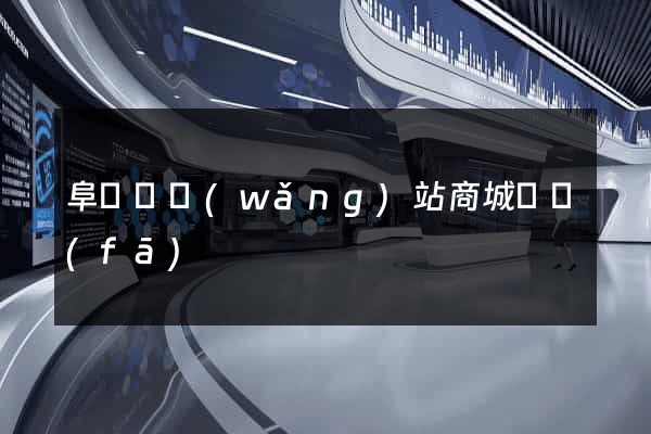 阜寧縣網(wǎng)站商城開發(fā)
