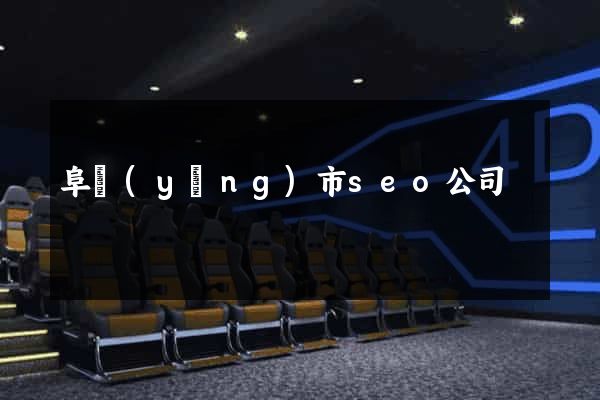 阜陽(yáng)市seo公司