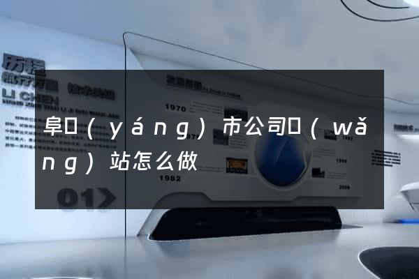 阜陽(yáng)市公司網(wǎng)站怎么做
