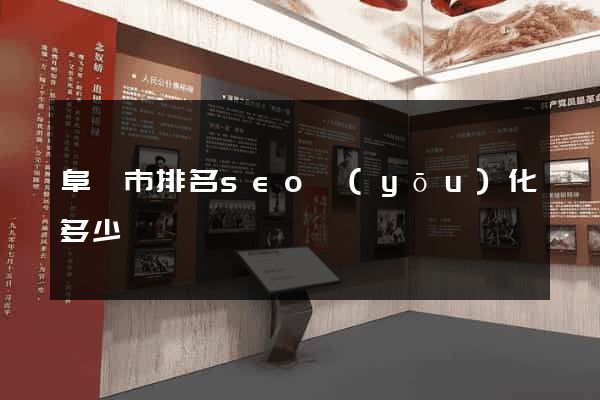阜陽市排名seo優(yōu)化多少錢