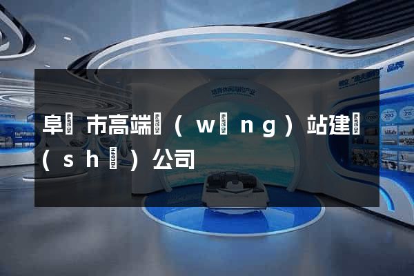 阜陽市高端網(wǎng)站建設(shè)公司