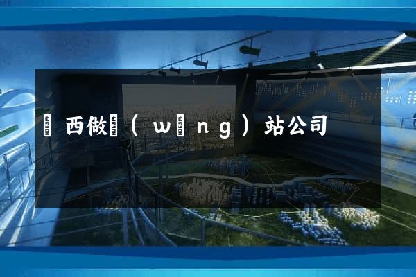 陜西做網(wǎng)站公司