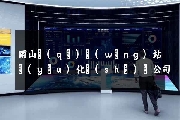 雨山區(qū)網(wǎng)站優(yōu)化設(shè)計公司