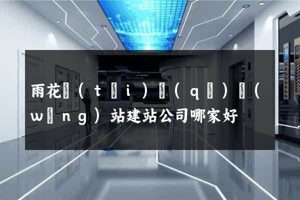 雨花臺(tái)區(qū)網(wǎng)站建站公司哪家好
