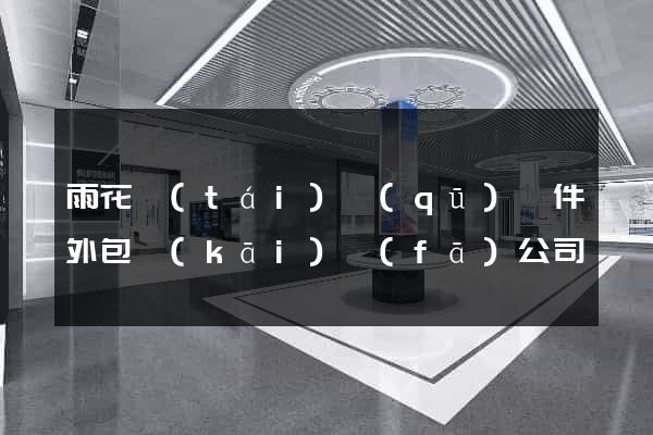 雨花臺(tái)區(qū)軟件外包開(kāi)發(fā)公司