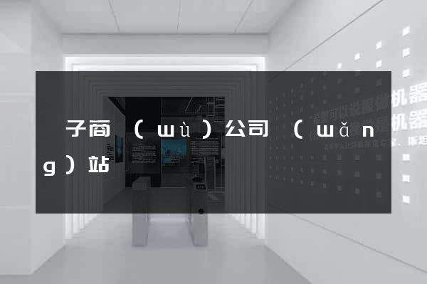 電子商務(wù)公司網(wǎng)站