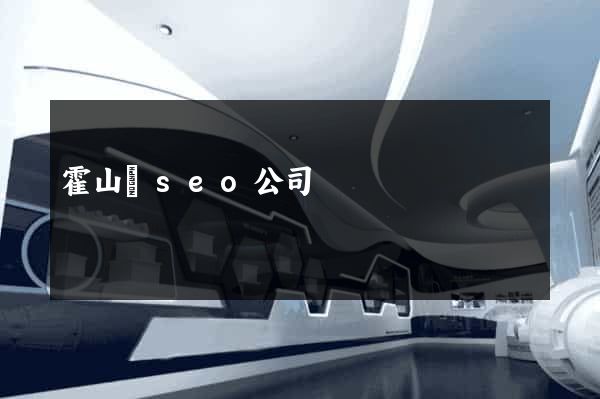 霍山縣seo公司