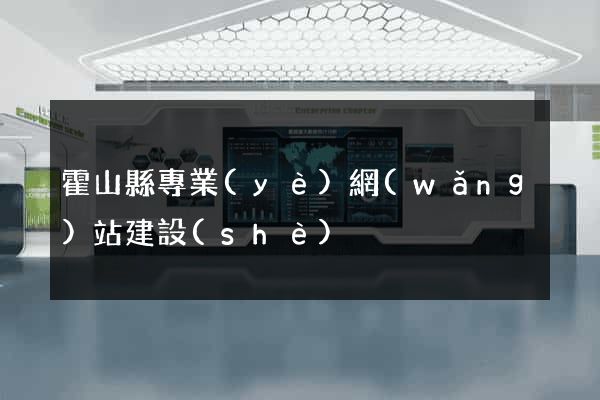 霍山縣專業(yè)網(wǎng)站建設(shè)