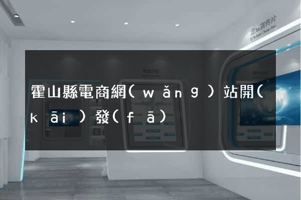 霍山縣電商網(wǎng)站開(kāi)發(fā)