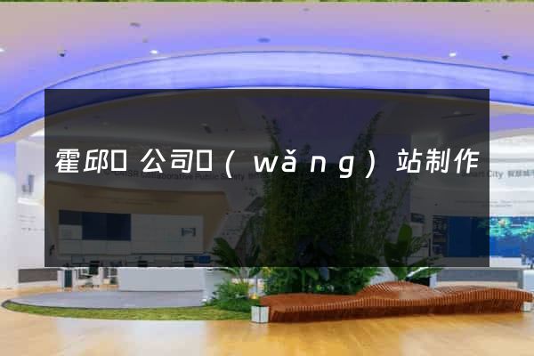 霍邱縣公司網(wǎng)站制作
