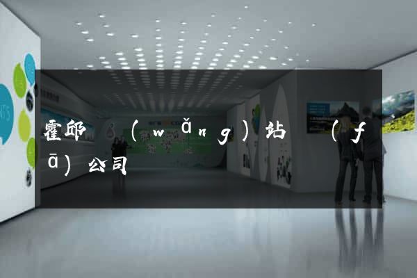 霍邱縣網(wǎng)站開發(fā)公司