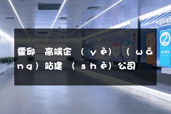 霍邱縣高端企業(yè)網(wǎng)站建設(shè)公司