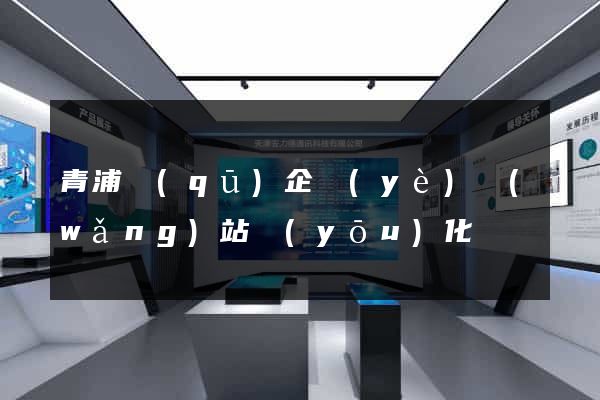 青浦區(qū)企業(yè)網(wǎng)站優(yōu)化