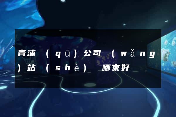 青浦區(qū)公司網(wǎng)站設(shè)計哪家好