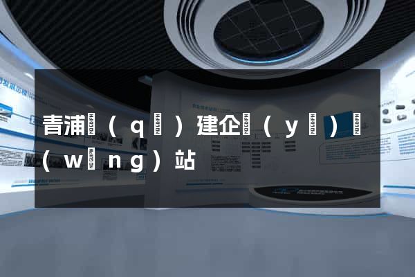 青浦區(qū)建企業(yè)網(wǎng)站