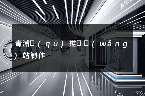 青浦區(qū)推廣網(wǎng)站制作