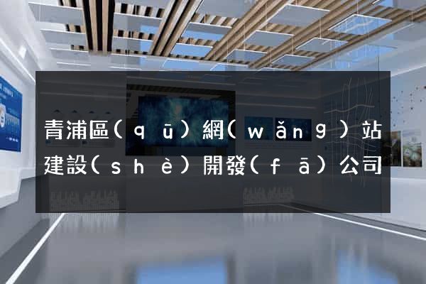 青浦區(qū)網(wǎng)站建設(shè)開發(fā)公司