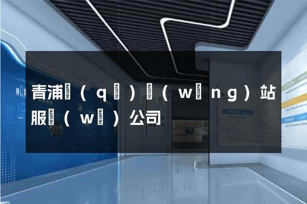 青浦區(qū)網(wǎng)站服務(wù)公司