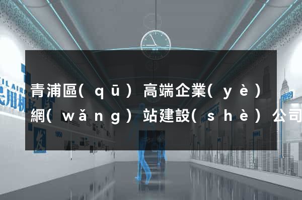 青浦區(qū)高端企業(yè)網(wǎng)站建設(shè)公司