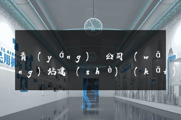 青陽(yáng)縣公司網(wǎng)站建設(shè)開(kāi)發(fā)