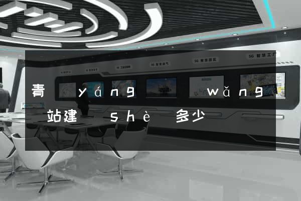 青陽(yáng)縣網(wǎng)站建設(shè)多少錢