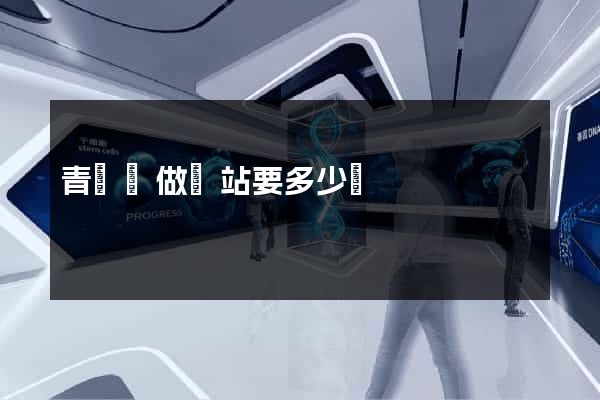 青陽縣做網站要多少錢