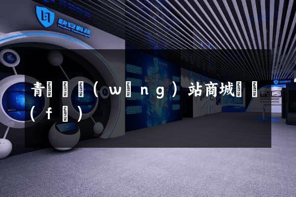 青陽縣網(wǎng)站商城開發(fā)