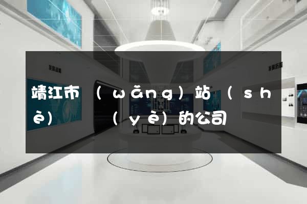 靖江市網(wǎng)站設(shè)計專業(yè)的公司
