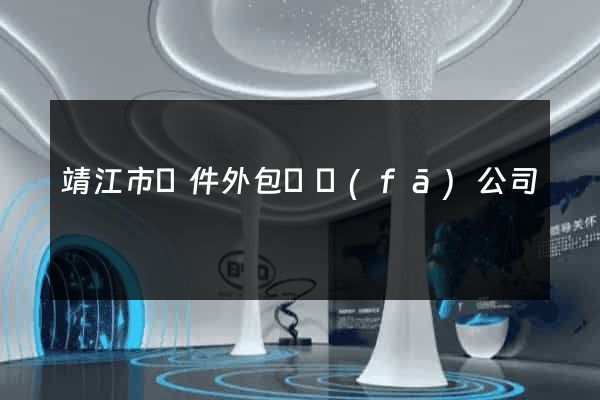 靖江市軟件外包開發(fā)公司