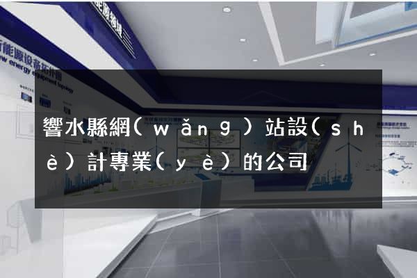 響水縣網(wǎng)站設(shè)計專業(yè)的公司