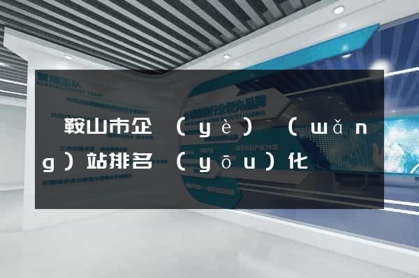 馬鞍山市企業(yè)網(wǎng)站排名優(yōu)化