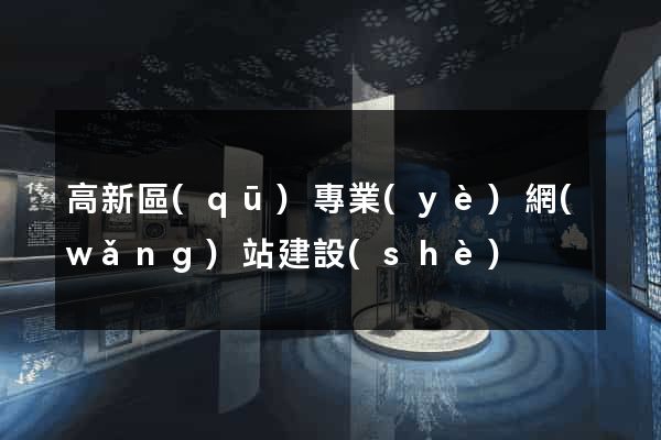 高新區(qū)專業(yè)網(wǎng)站建設(shè)