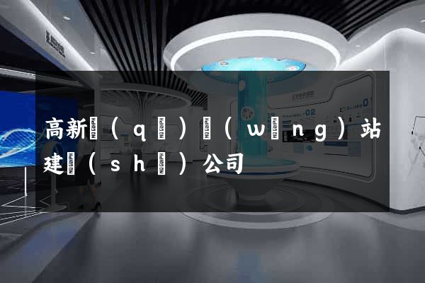 高新區(qū)網(wǎng)站建設(shè)公司