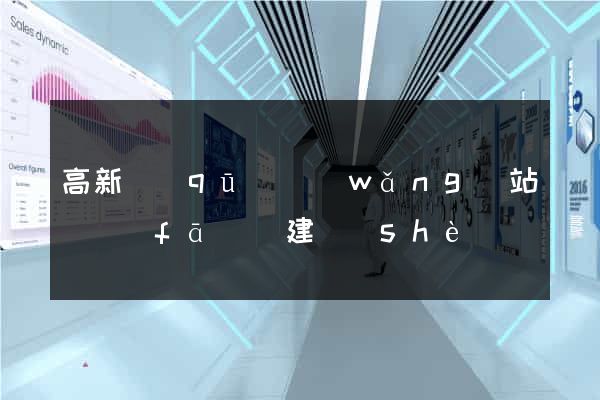 高新區(qū)網(wǎng)站開發(fā)與建設(shè)