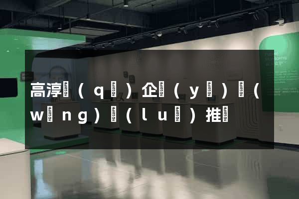 高淳區(qū)企業(yè)網(wǎng)絡(luò)推廣