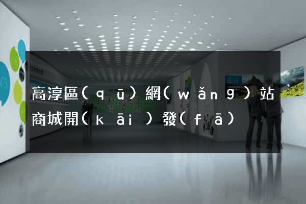 高淳區(qū)網(wǎng)站商城開(kāi)發(fā)