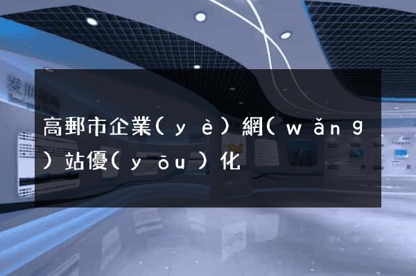 高郵市企業(yè)網(wǎng)站優(yōu)化