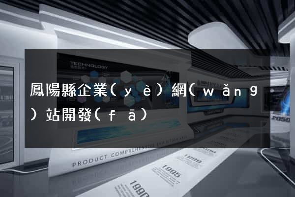 鳳陽縣企業(yè)網(wǎng)站開發(fā)
