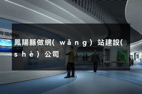 鳳陽縣做網(wǎng)站建設(shè)公司
