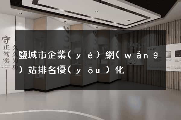 鹽城市企業(yè)網(wǎng)站排名優(yōu)化
