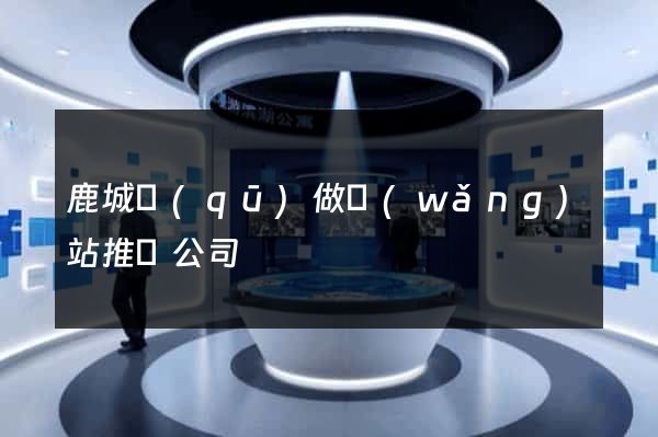 鹿城區(qū)做網(wǎng)站推廣公司