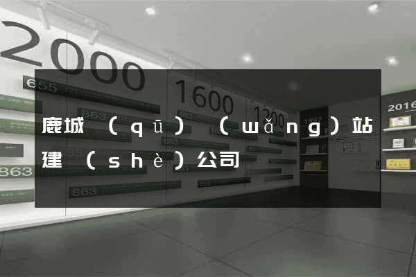 鹿城區(qū)網(wǎng)站建設(shè)公司