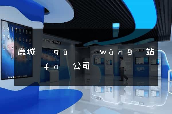 鹿城區(qū)網(wǎng)站開發(fā)公司