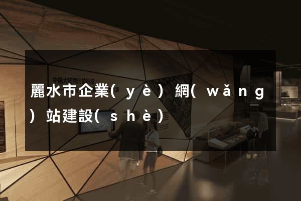 麗水市企業(yè)網(wǎng)站建設(shè)