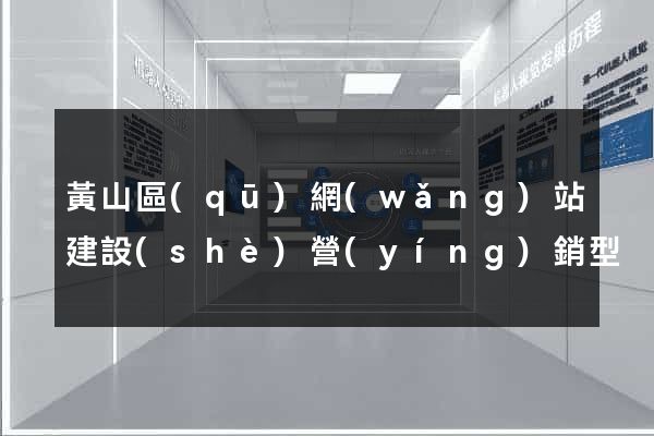 黃山區(qū)網(wǎng)站建設(shè)營(yíng)銷型
