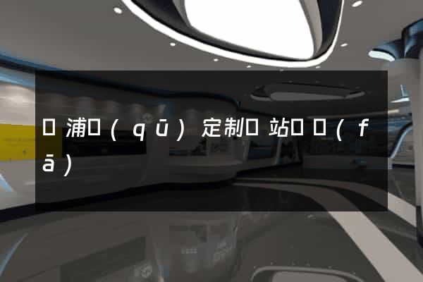 黃浦區(qū)定制網站開發(fā)