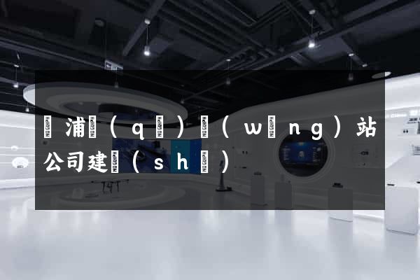 黃浦區(qū)網(wǎng)站公司建設(shè)