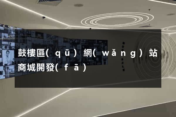 鼓樓區(qū)網(wǎng)站商城開發(fā)
